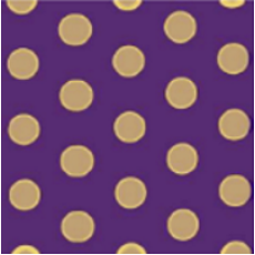 Gift Wrap - Purple with Gold Spot 1 Metre